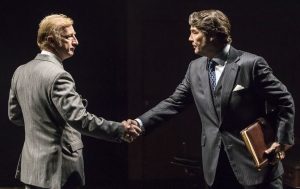 Promotional photo for This House at Chichester Festival Theatre showing Steffan Rhodri and Nathaniel Parker. Photo by Johan Persson