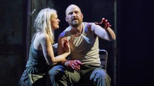 Photo of Anne-Marie Duff & Rory Kinnear in Macbeth at National Theatre