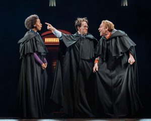 Photo of Noma Dumezweni, Jamie Parker and Paul Thornley in Harry Potter & The Cursed Child at Lyric Theatre New York