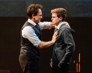Jamie Parker and Sam Clemmetts in Harry Potter & The Curse Child at Lyric Theatre New York