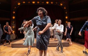 Sophia Nomvete and company in Miss Littlewood at Swan Theatre. Photo by Topher McGrillis