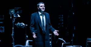 Production photo of Tom Burke in Don Carlos- 2018 production