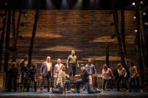 Production shot of Come From Away