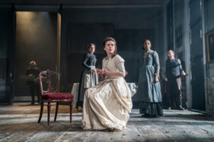 Production photo of hayley at well in Rosmersholm at Duke Of York's theatre in London May 2019