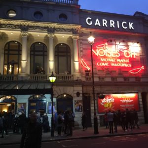 Exterior shot of The Garrick Theatre in London