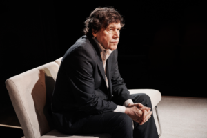 Production photo of Stephen Rea in Cypress Avenue at Royal Court Theatre in London 2019