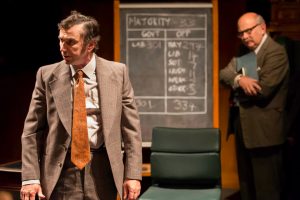 Production shot of Phil Daniels in the National Theatre production of This House