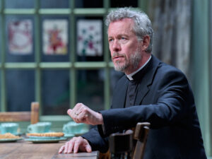 Production photo from The Southbury Child by Stephen Beresford at Chichester Festival Theatre and The Bridge Theatre London showing Alex Jennings June 2022